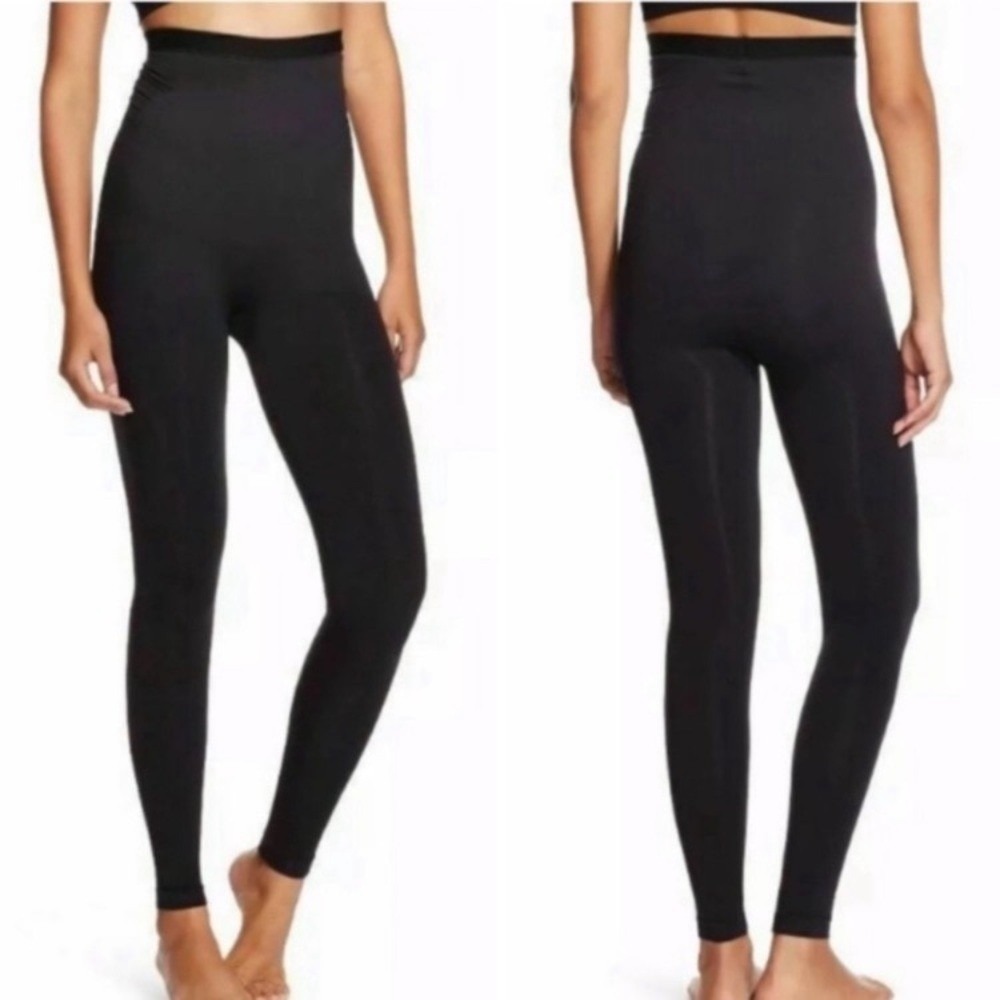 - SPANX Assets High Waisted Black Leggings Size S shape‎ wear